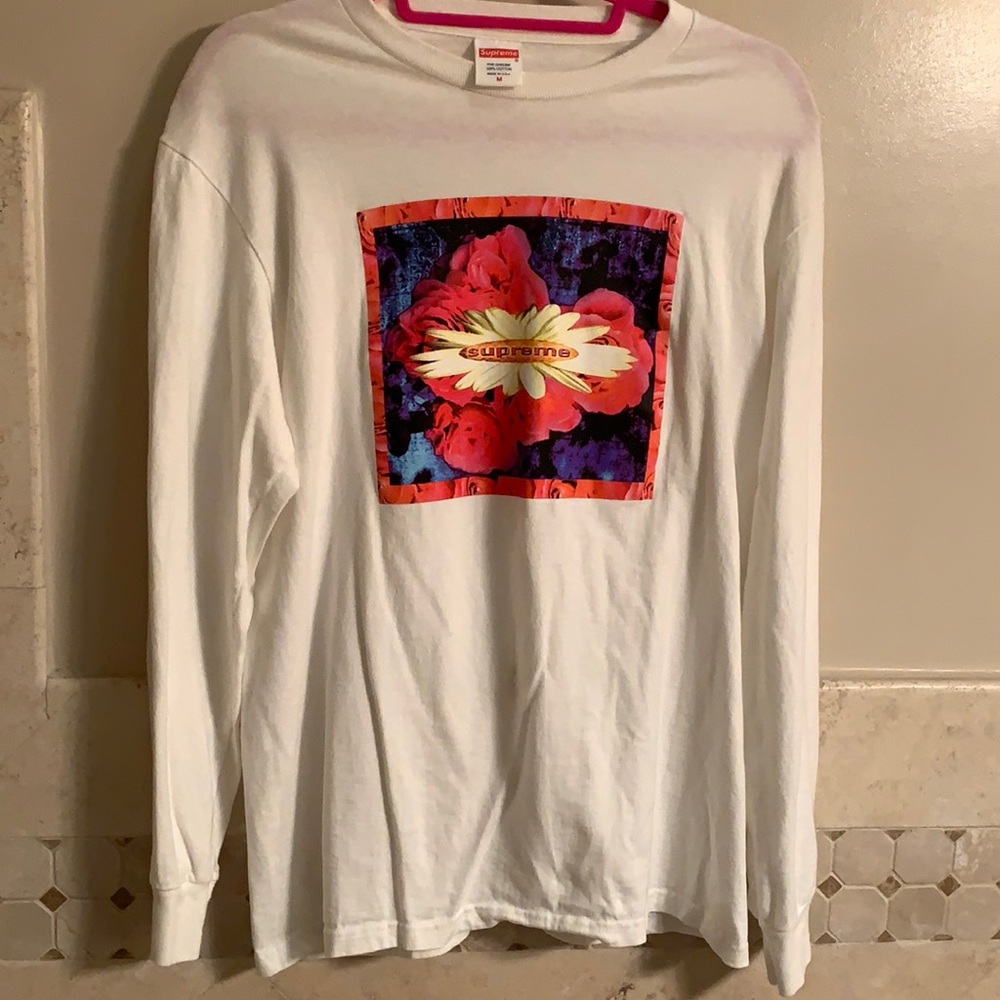 Supreme Long Sleeve Flower Logo!